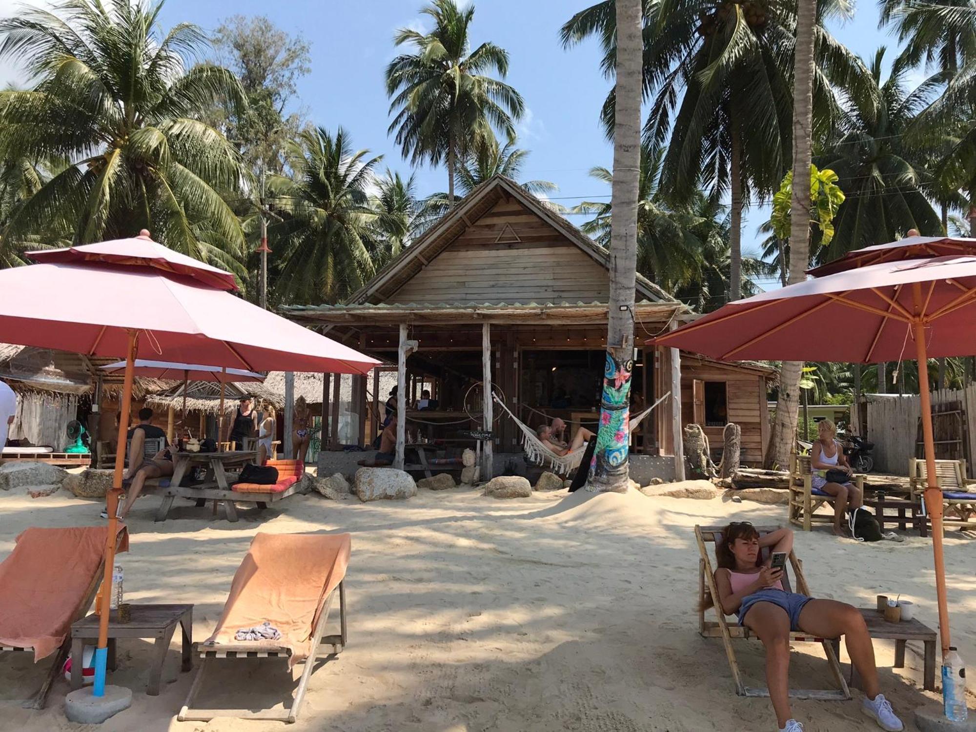 Castaway Beach Bungalows Srithanu Dış mekan fotoğraf