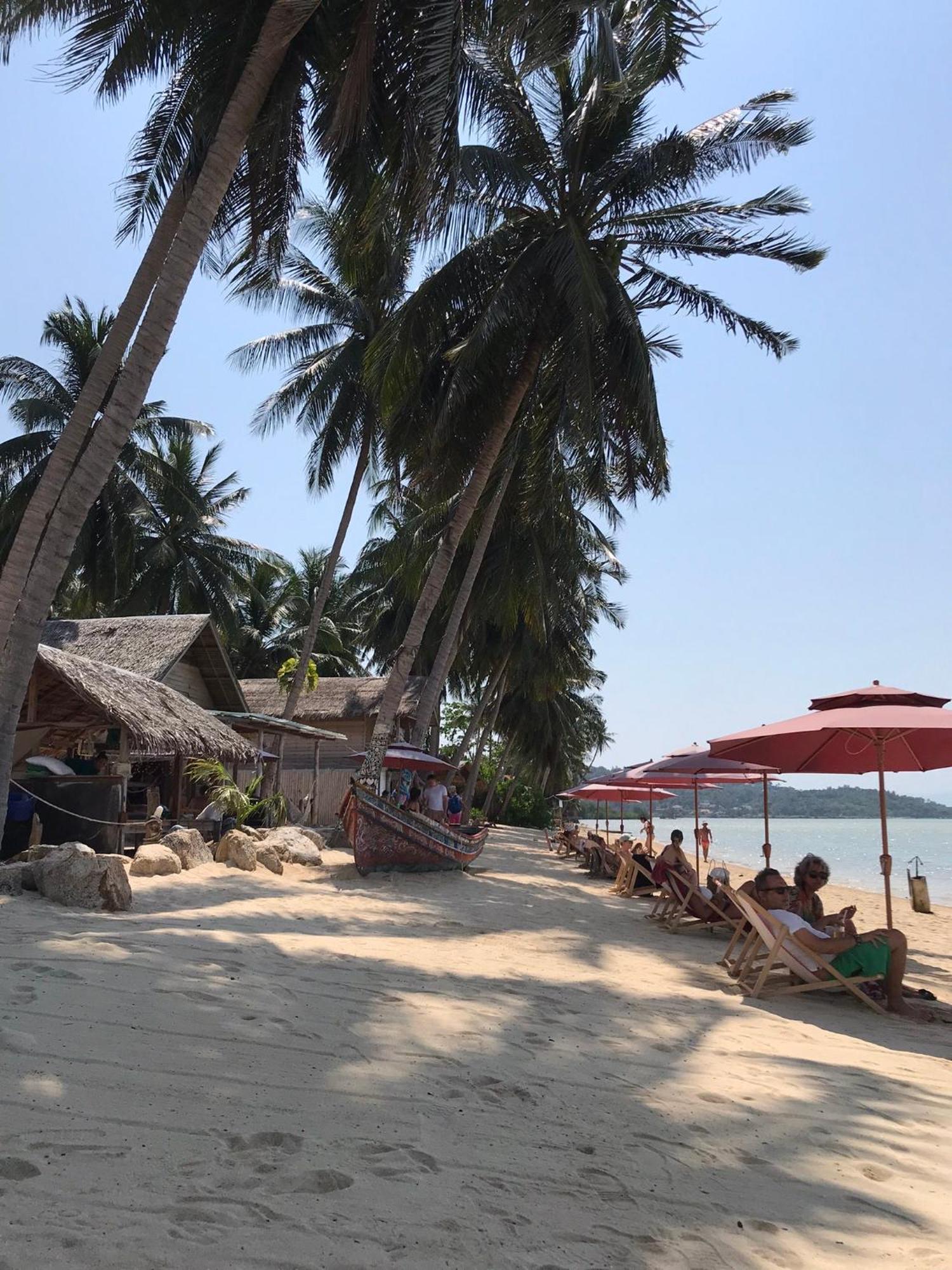 Castaway Beach Bungalows Srithanu Dış mekan fotoğraf