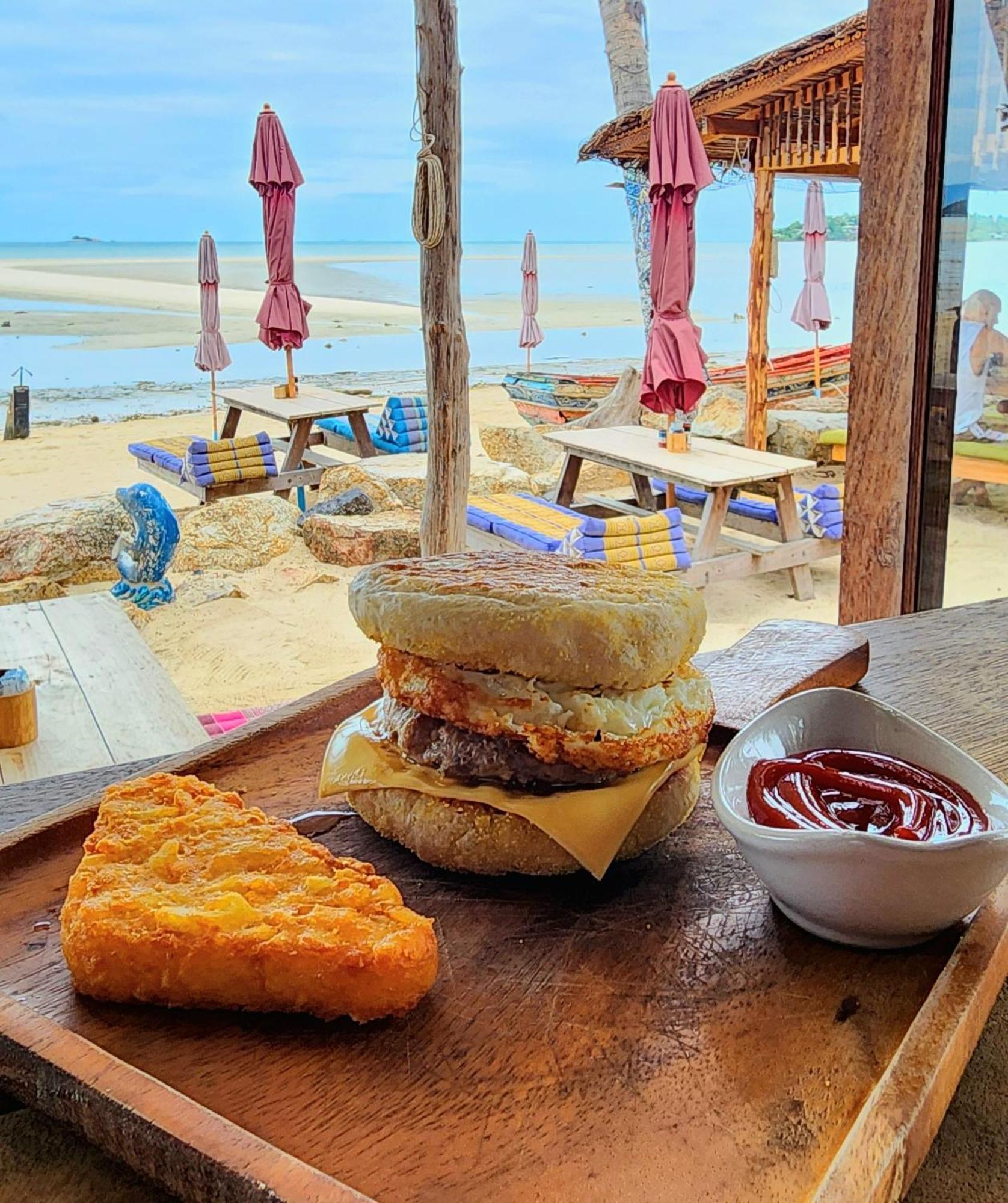 Castaway Beach Bungalows Srithanu Dış mekan fotoğraf