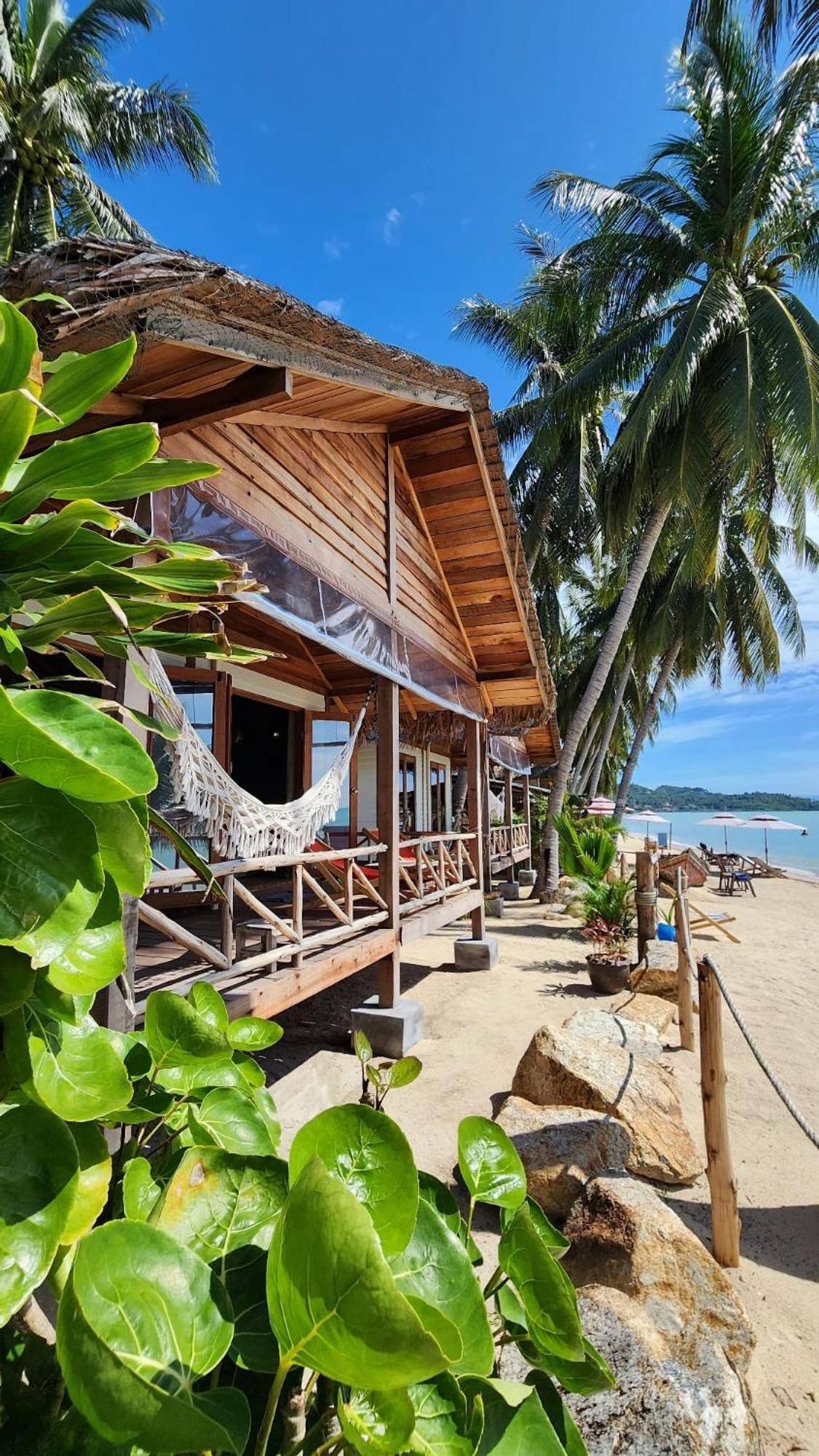 Castaway Beach Bungalows Srithanu Dış mekan fotoğraf